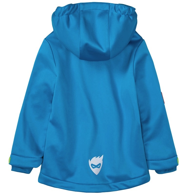 ☘️ Podzimní SOFTSHELLOVÁ BUNDA tyrkysová modrá vel. 122/128 - 2