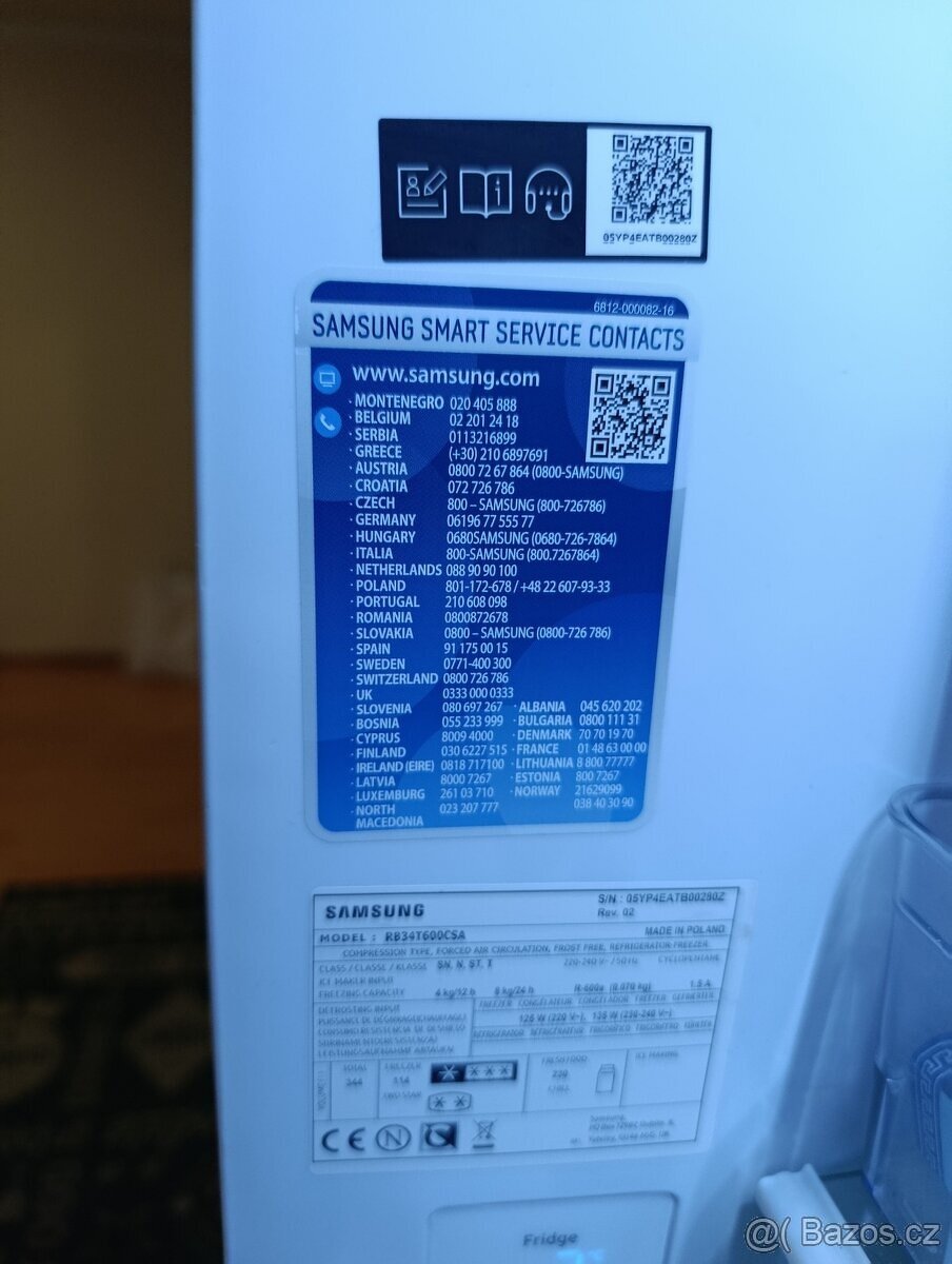 Chladnička s mrazničkou Samsung RB34C600CSA - 2