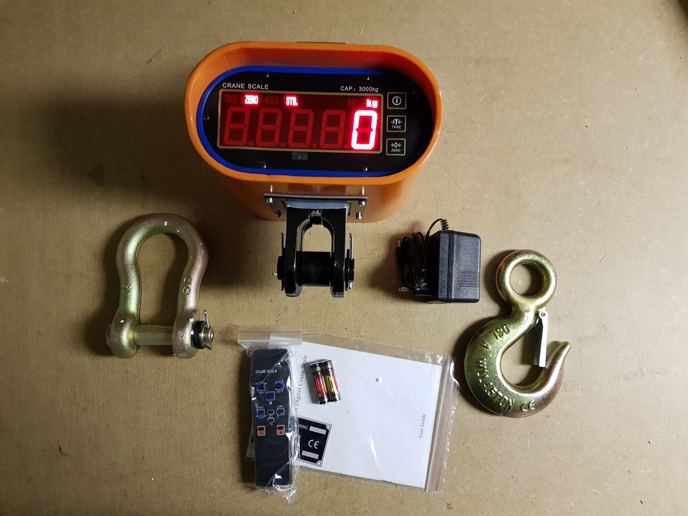 Jeřábová váha OCS-K do 3 tun - 2