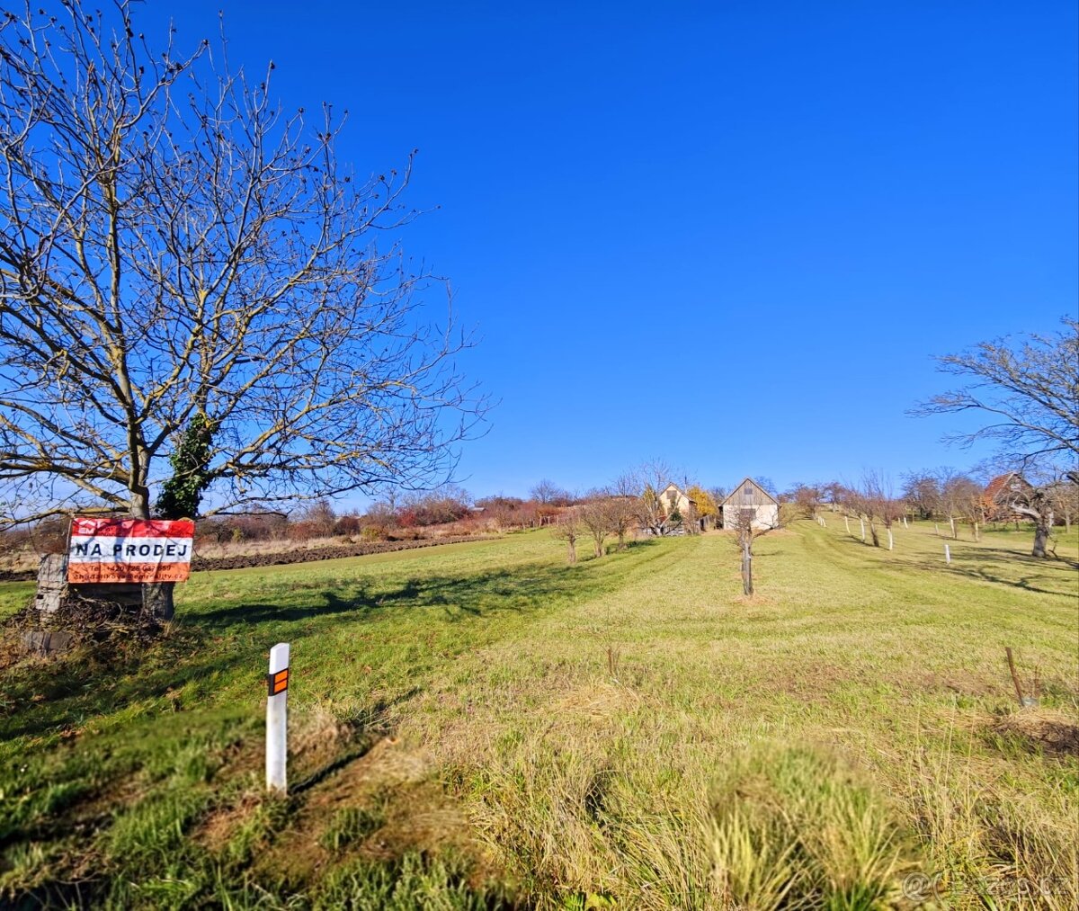 Prodej zahrady 1.965m2 s chatkou, Strážnice - 2