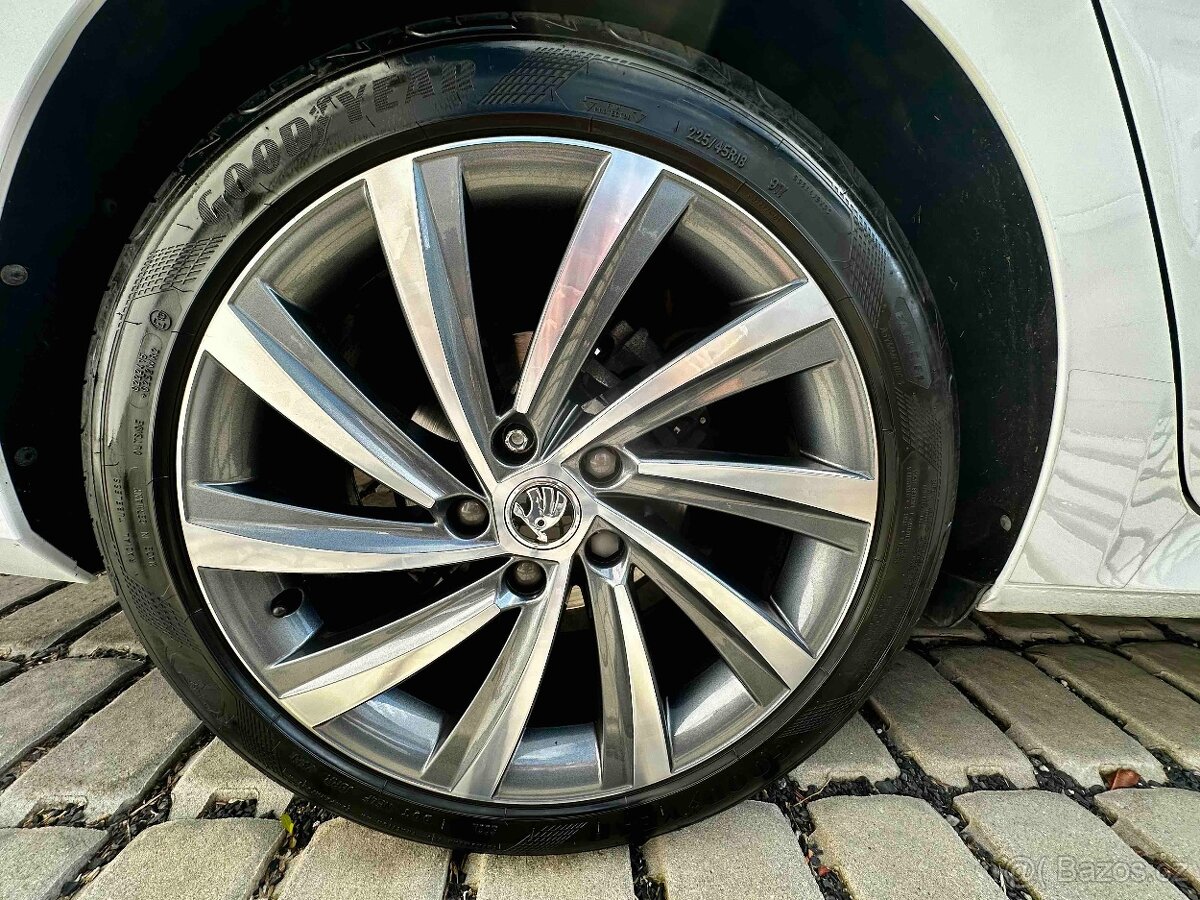 ALU kola,sada, originál Škoda PERSEUS,225/45 R18,5x112 - 2