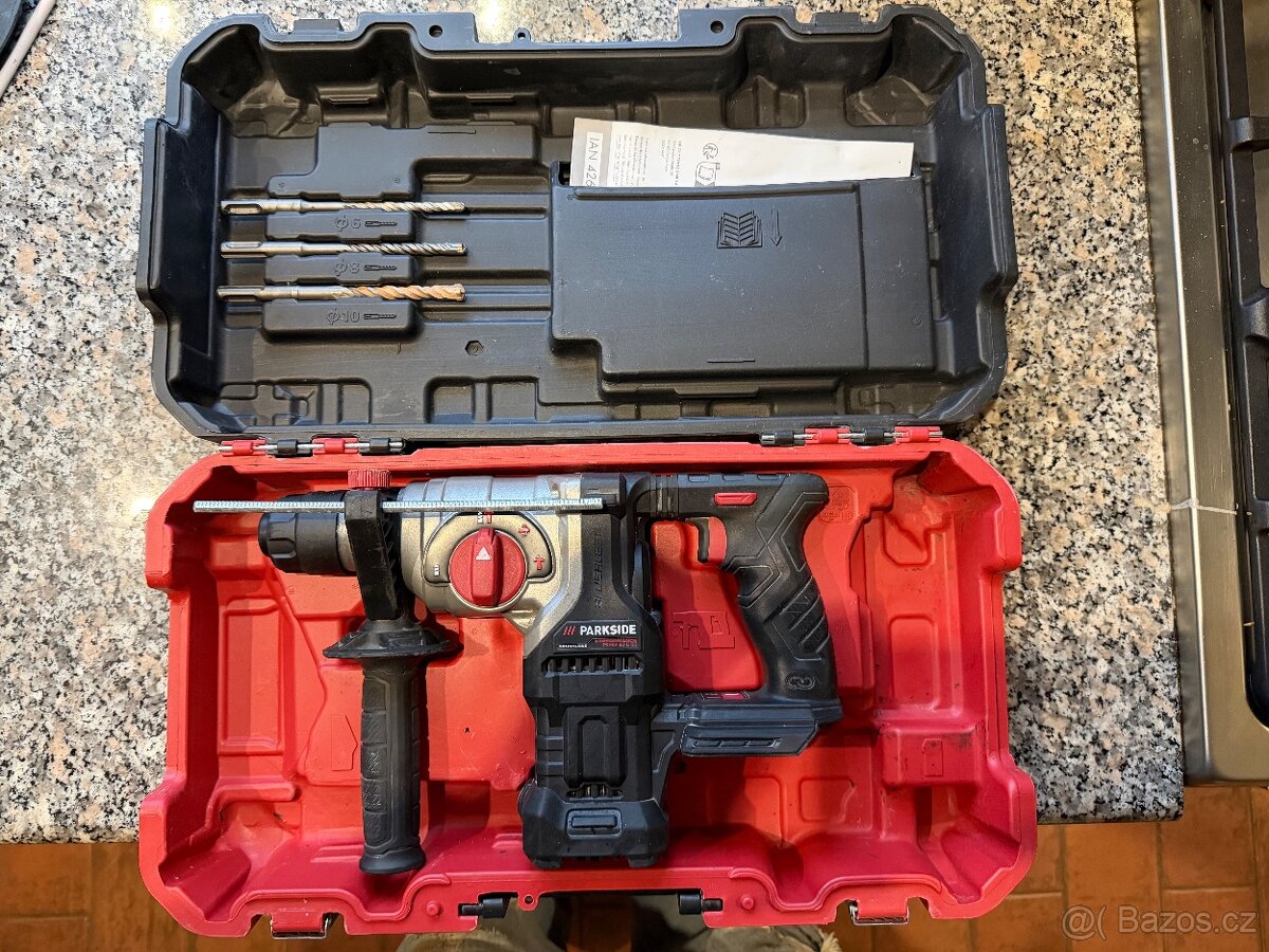 AKU kombinované kladivo PKHAP 20-Li Parkside Performance - 2