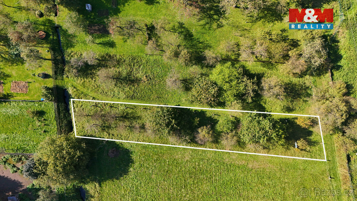 Prodej zahrady, Loučka u Valašského Meziříčí, 649 m² - 2