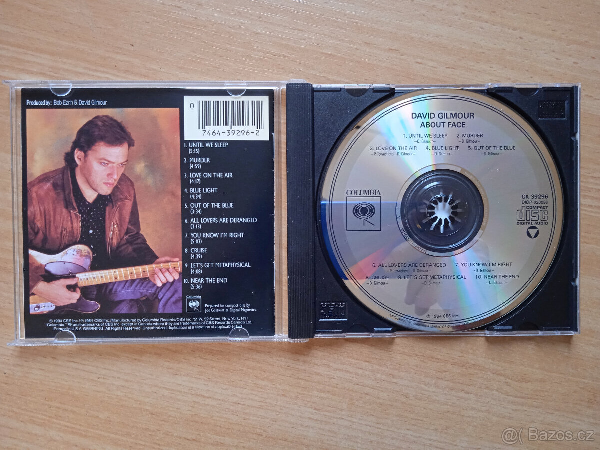 CD David Gilmour ABOUT FACE - 2
