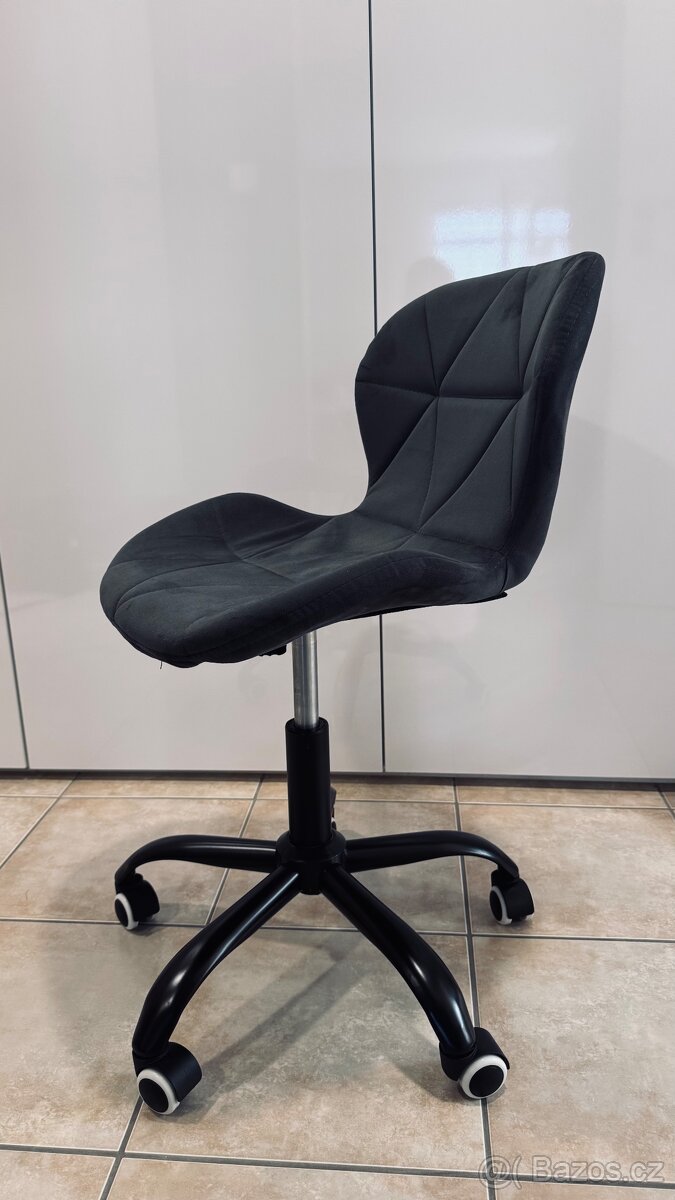 Kolečková židle antracit - 2