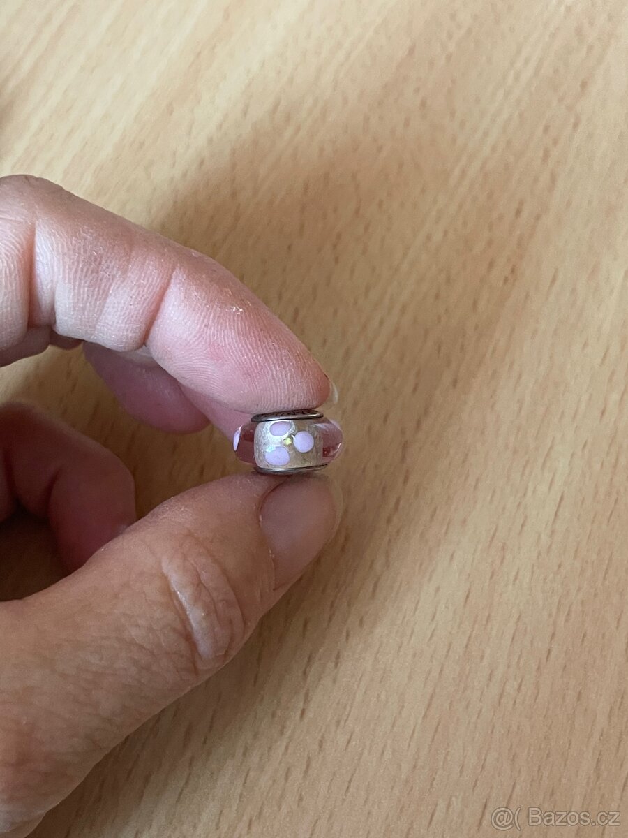 pandora - ruzove murano - 2