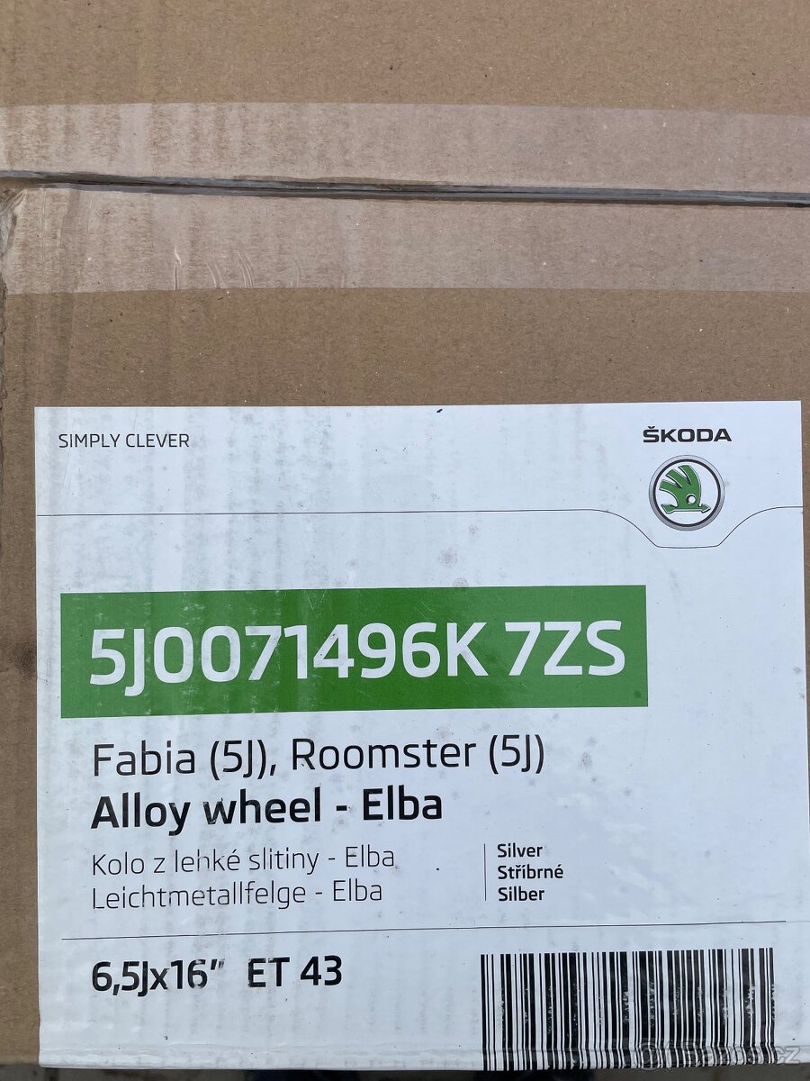 Nové kola 6,5jx16 ET43 Fabia/roomster - 2