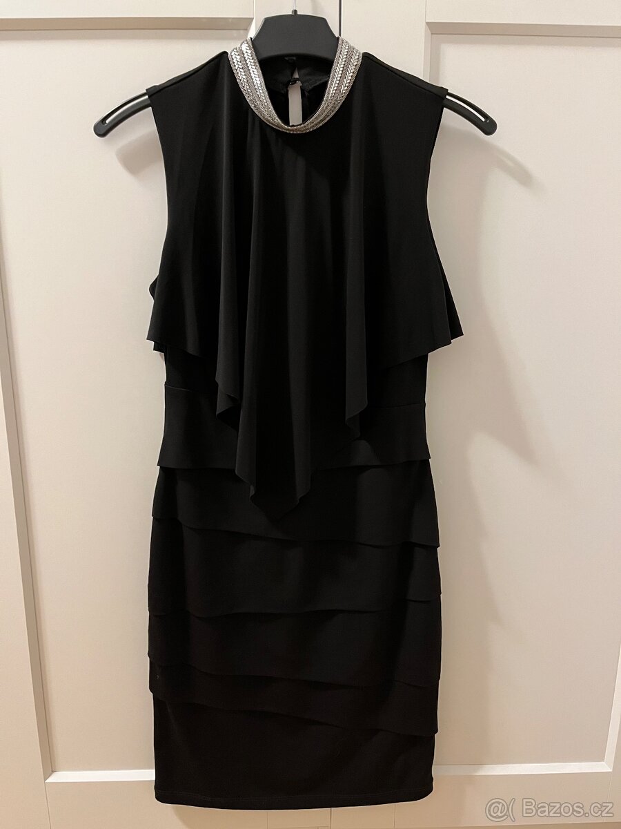Černé večerní společenské šaty. Vel 36 - 2
