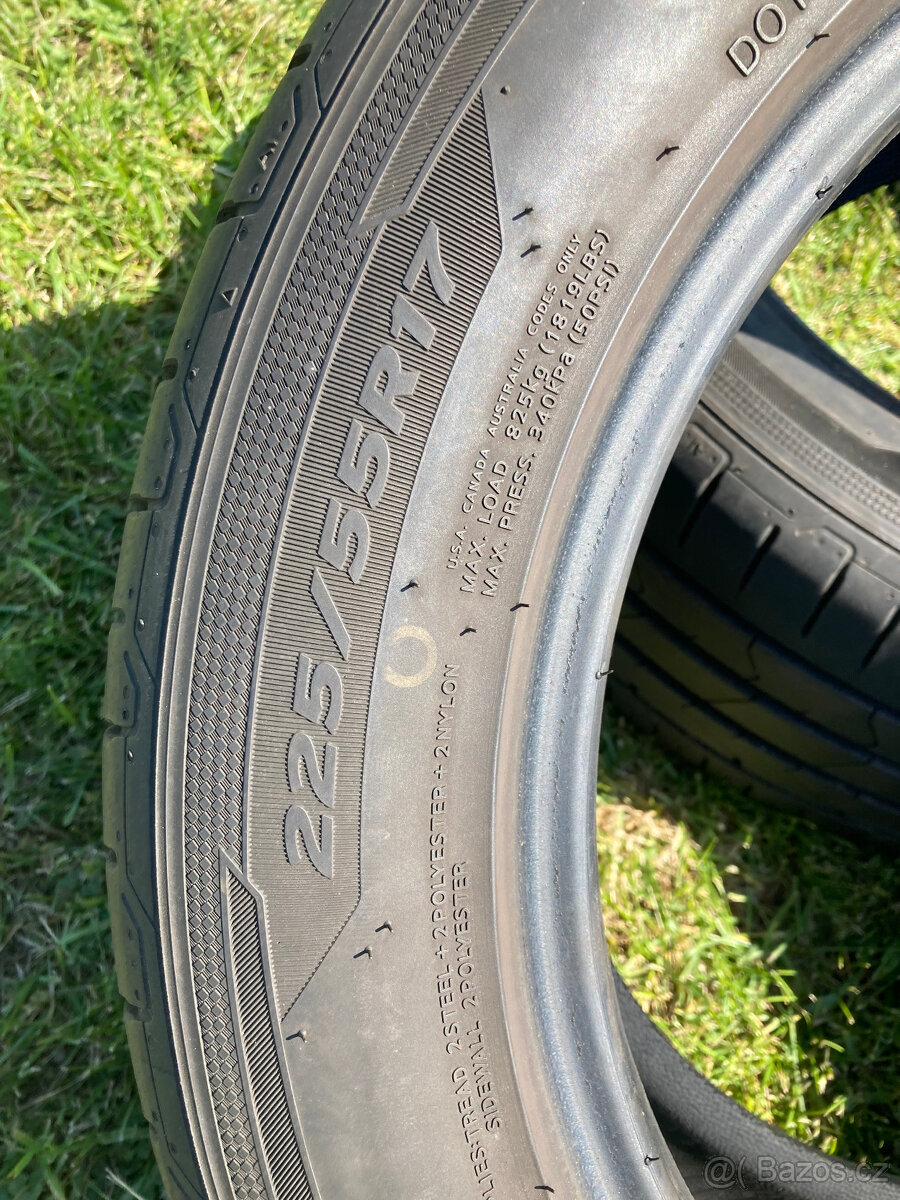 Prodám 2ks pneu Hankook Ventus Prime 3 - 2