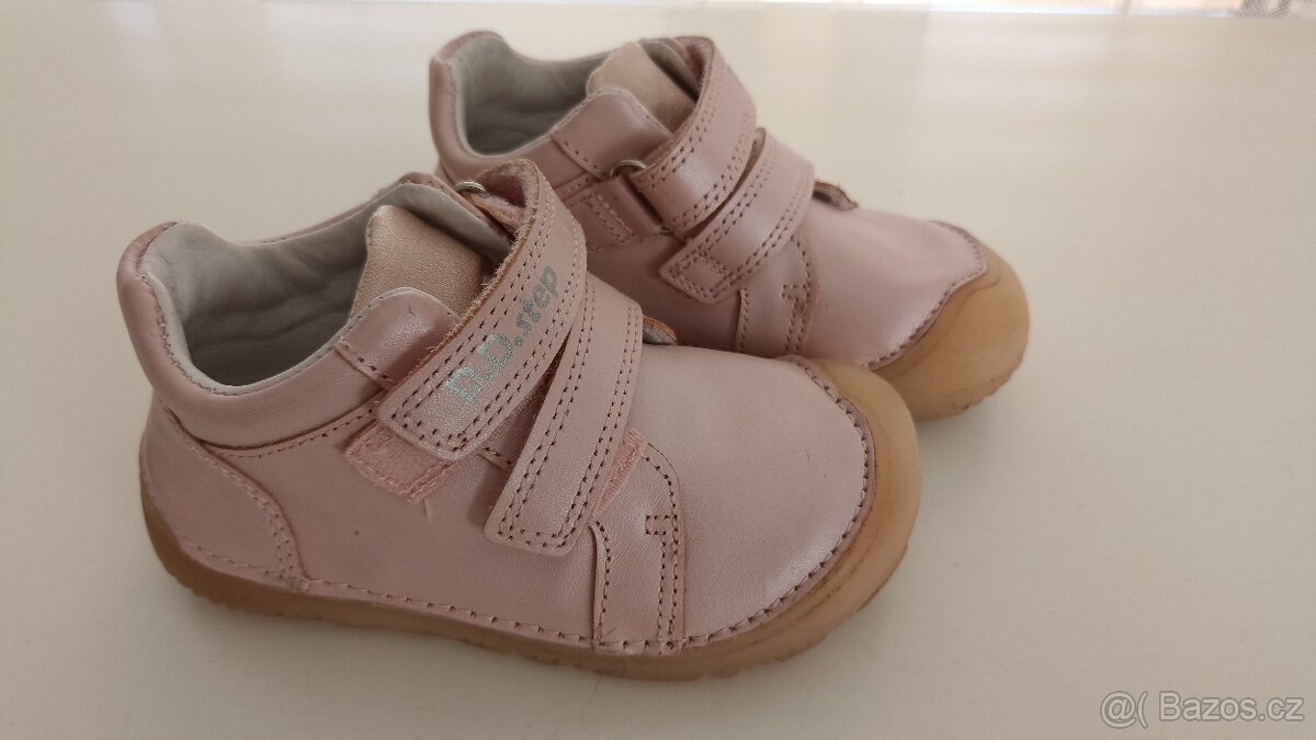 Ddstep celokožená barefoot bota - 24 - 2