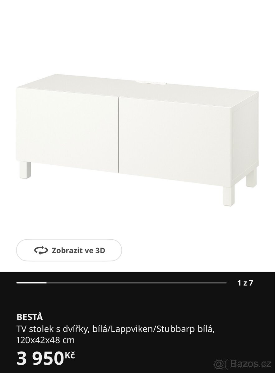 BASTÅ TV stolek - 2