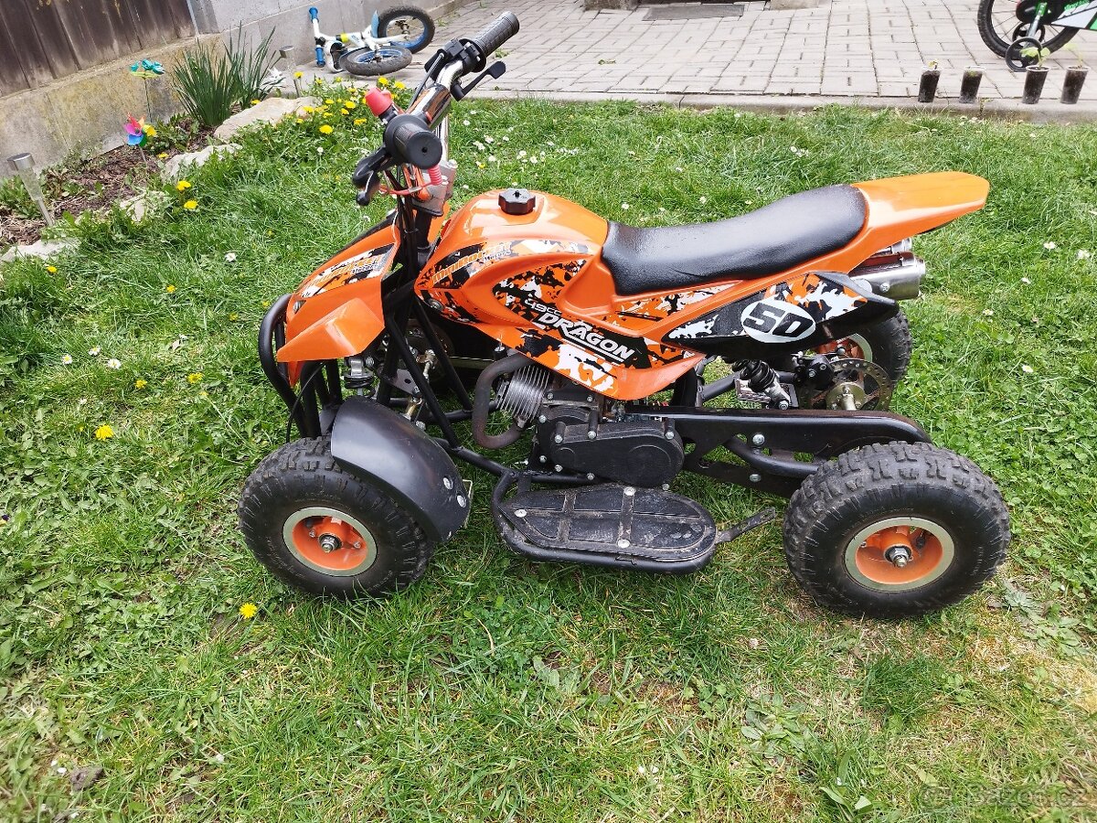 Prodám dětskou čtyřkolku Dragon II Sport 49 ccm