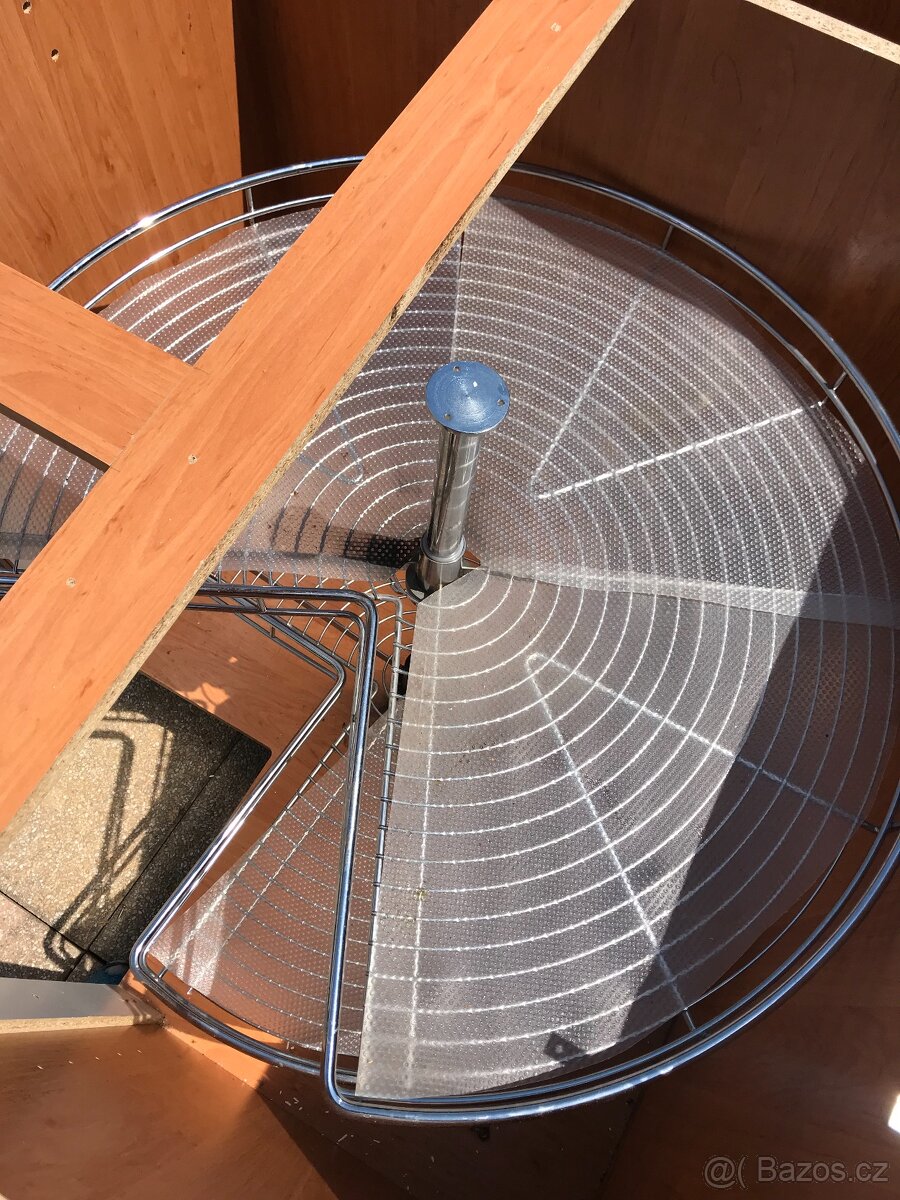 CARGO KOŠ OTOČNÝ 3/4 KOLA CHROM KOLO 750MM - 2