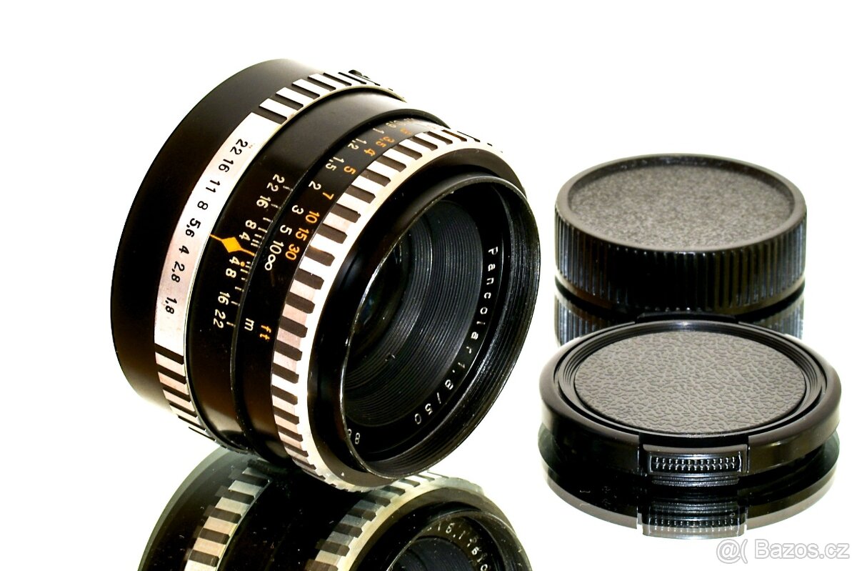 Pancolar ZEBRA 1,8/50 Carl Zeiss M42 TOP STAV - 2