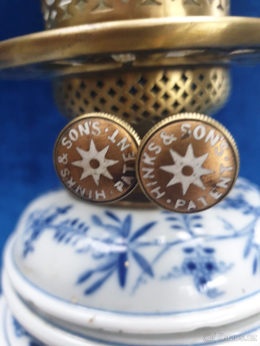 Petrolejová lampa Míšeň - 2