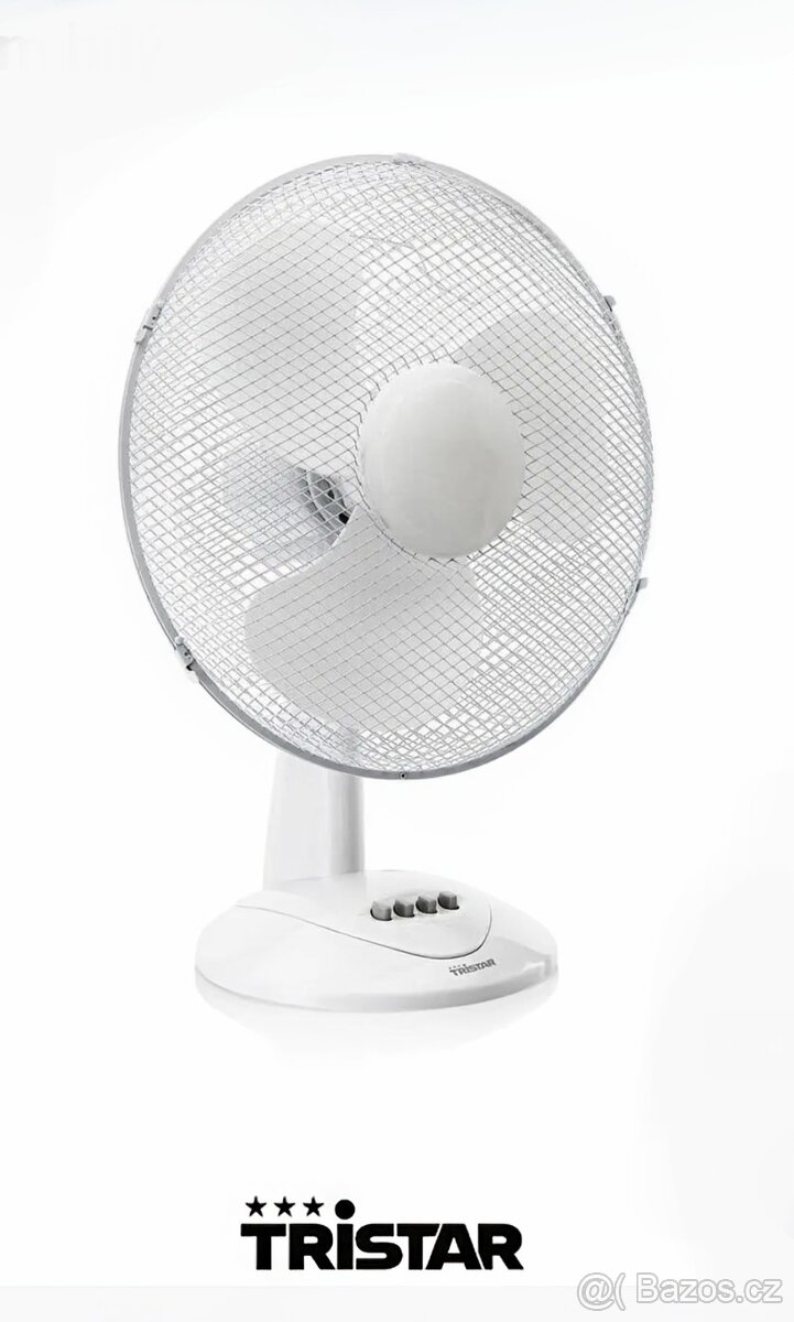 Zcela NOVÝ STOLNÍ VENTILÁTOR - "Tristar". ( 50 W, 40 cm - 2