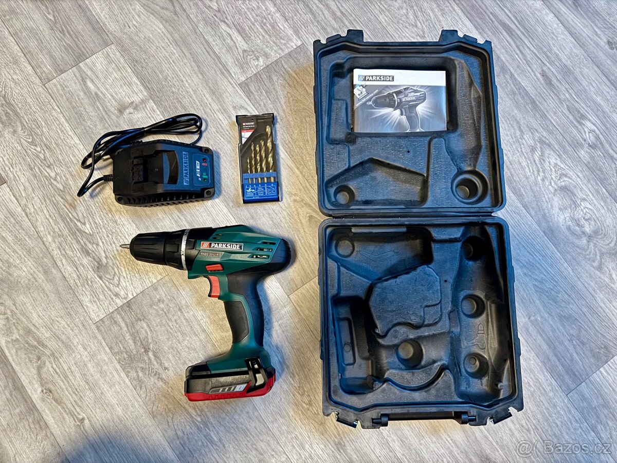 Aku šroubovák / vrtačka Parkside PABS 20-Li A1 s vrtáky - 2