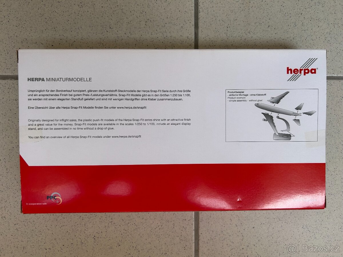 Herpa ATR-72, OK-NFV, ČSA, měřítko 1/100 - 2