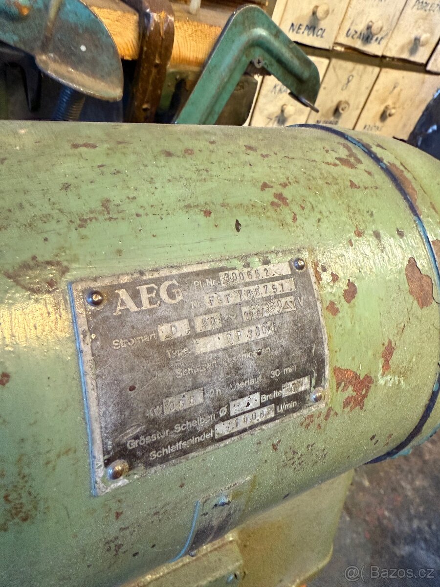 Dvojkotoučová leštička / bruska AEG - 2