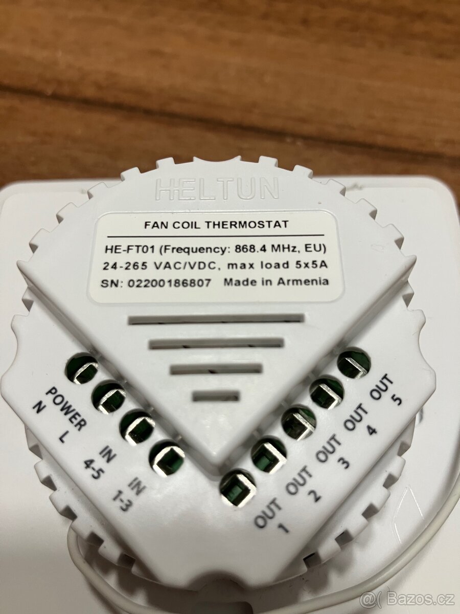 HELTUN Fan Coil Thermostat (HE-FT01), Z-Wave - 2