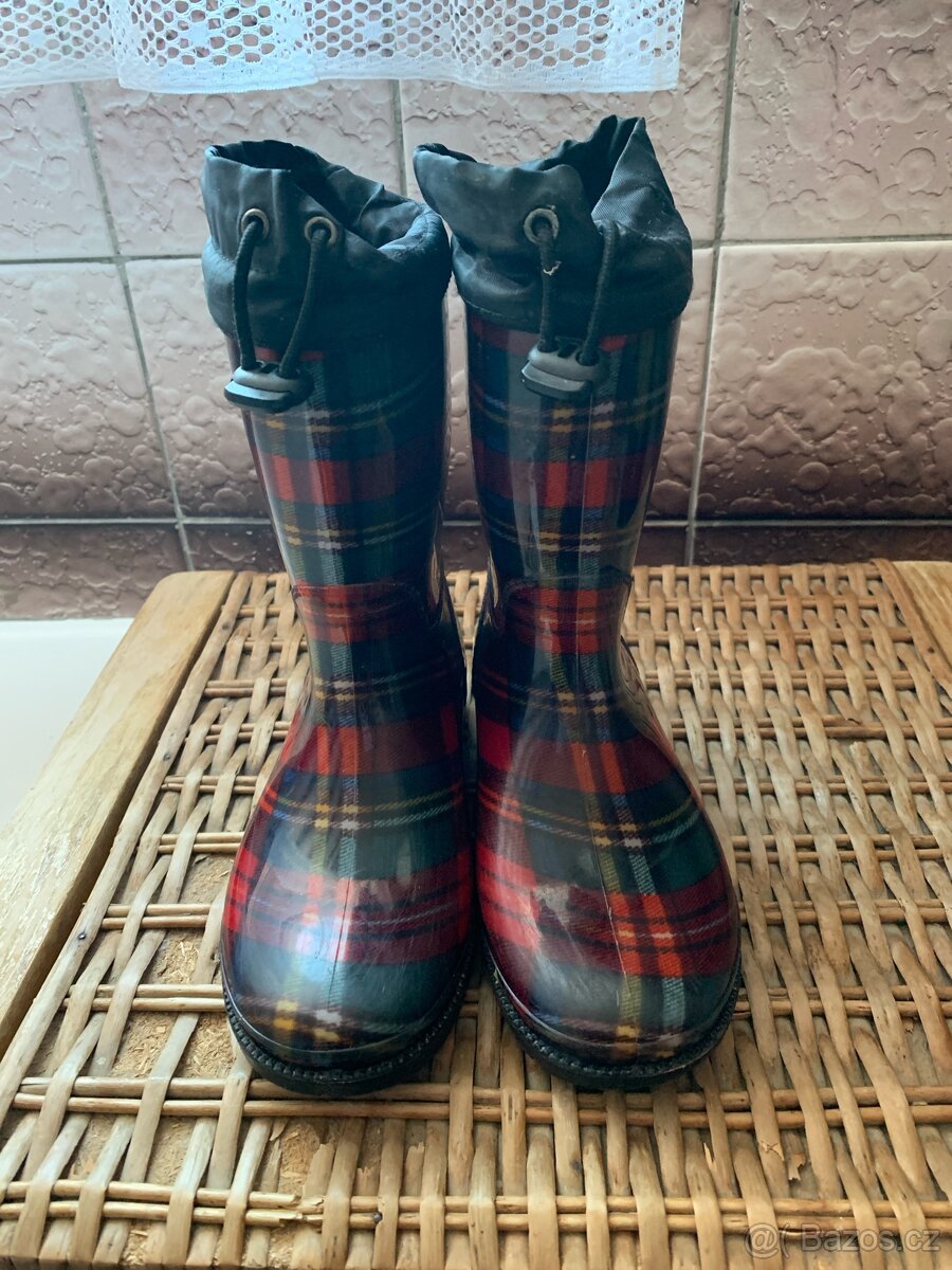 Zimní dívčí gumovky vel.30 - 2