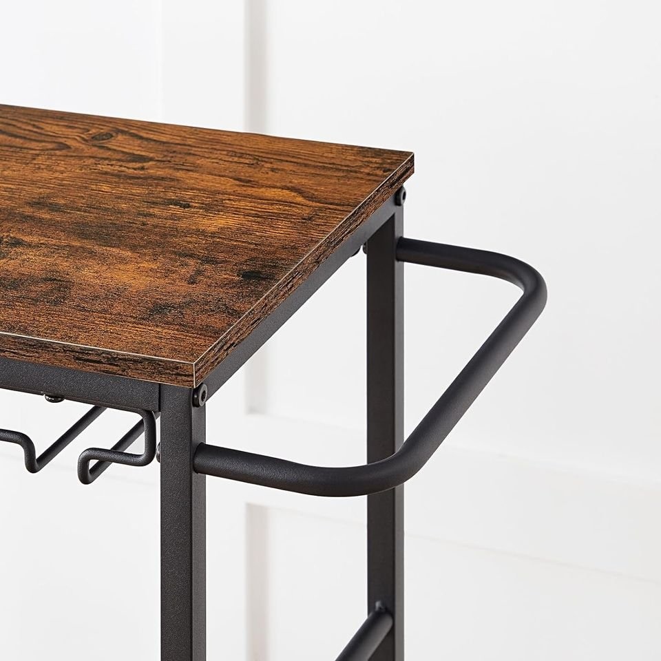 3-patrový kuchyňský pojízdný servírovací vozík - 2