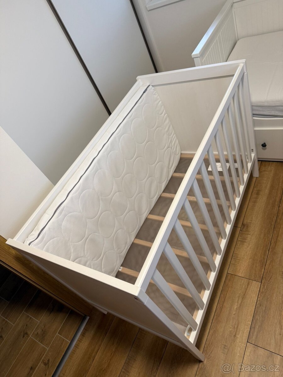 Prodám téměř novou dětskou postýlku Ikea - 2