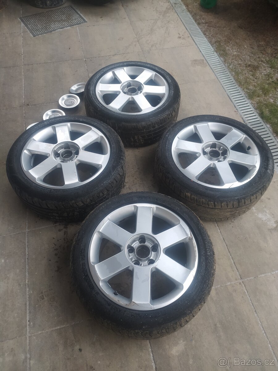 Letní pneu 17" + ALU disky AUDI - 2