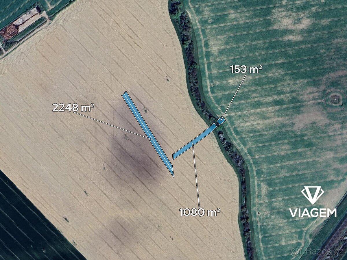 Pole 3 481 m², Podíl 67 % o výměře 2 077 m² - 2