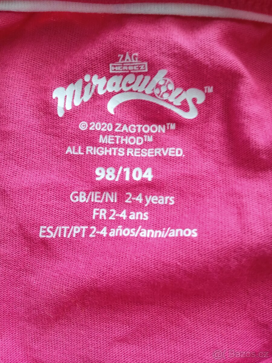 Dívčí pyžamo kr. rukáv 98/104 - 2