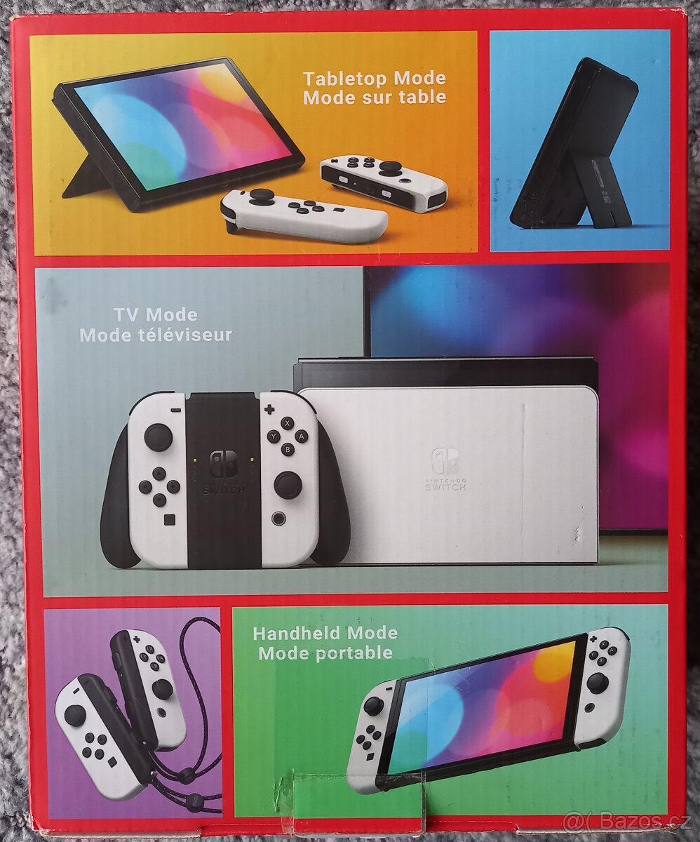 Nintendo Switch OLED White - REZERVACE - 2