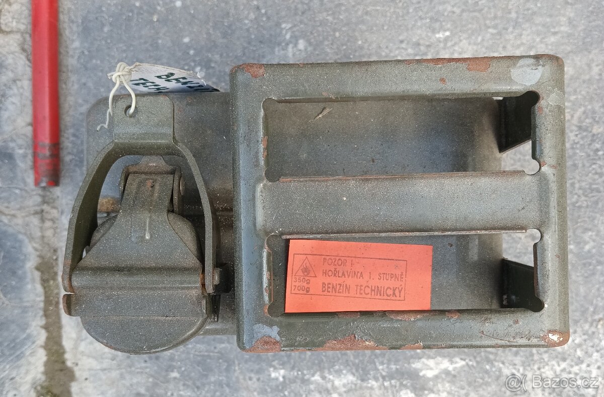 Plechový kanystr 5 l použitý jako nový - 2