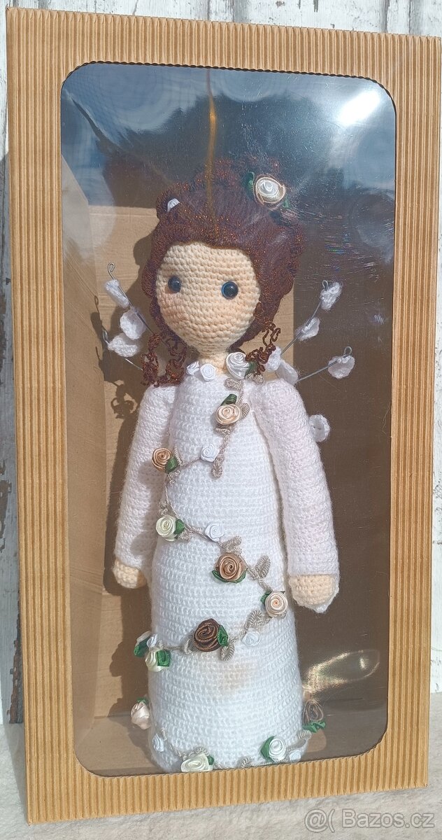 Háčkovaná panenka Andělka - 2