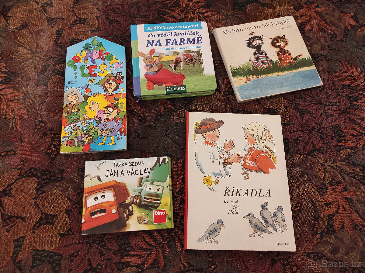 Knížky pro děti - krtek, říkadla - 2