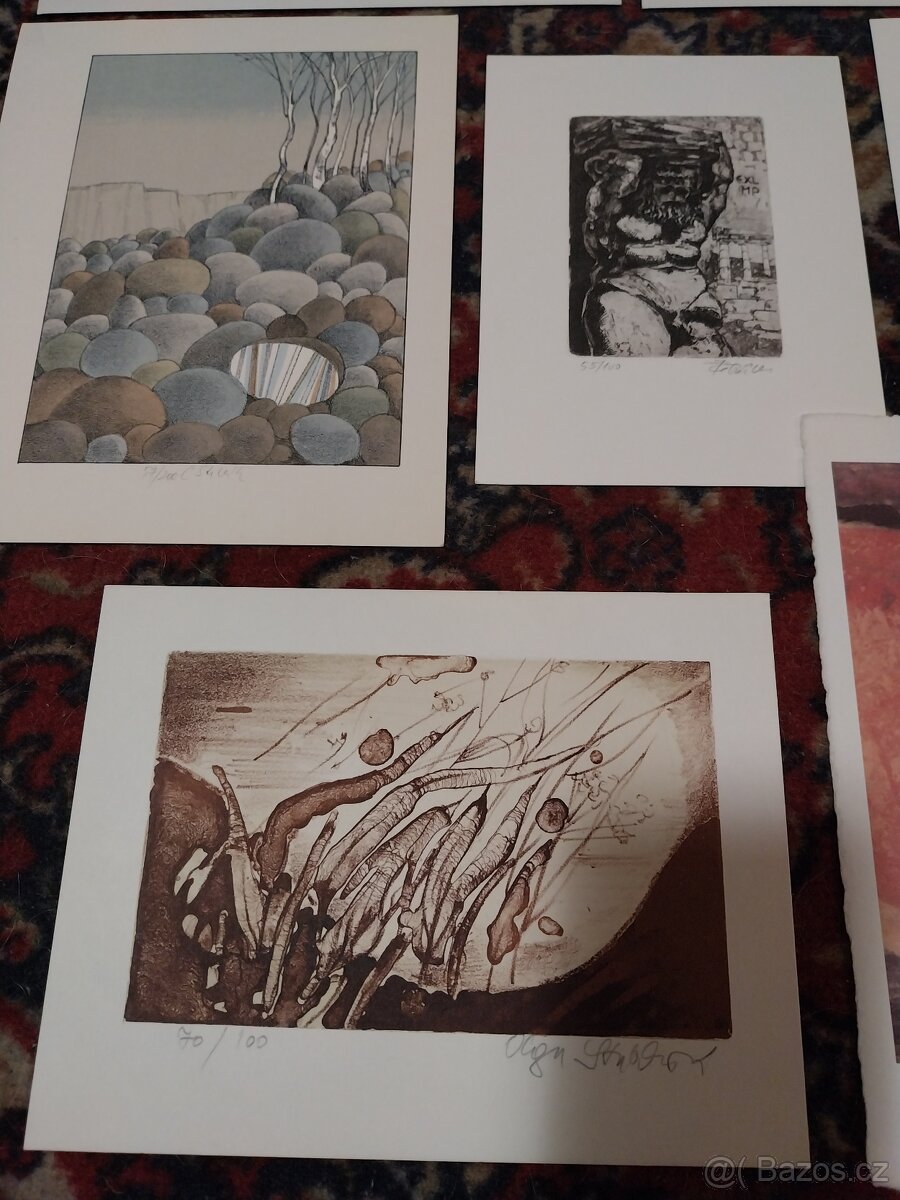 Grafika litografie - 2