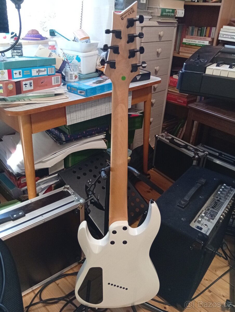 7str. kytara Harley Benton R-457MN WH MultiScale - 2