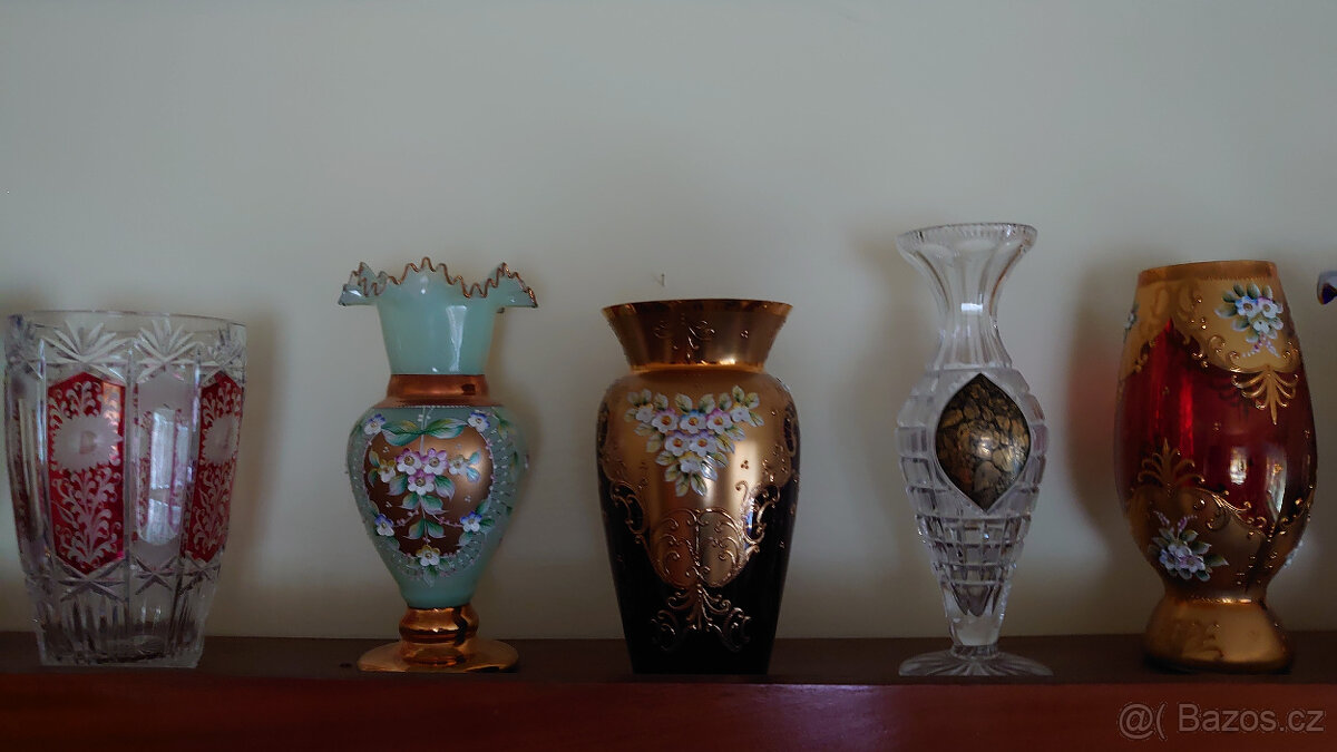 Broušené a zdobené vázy - 2