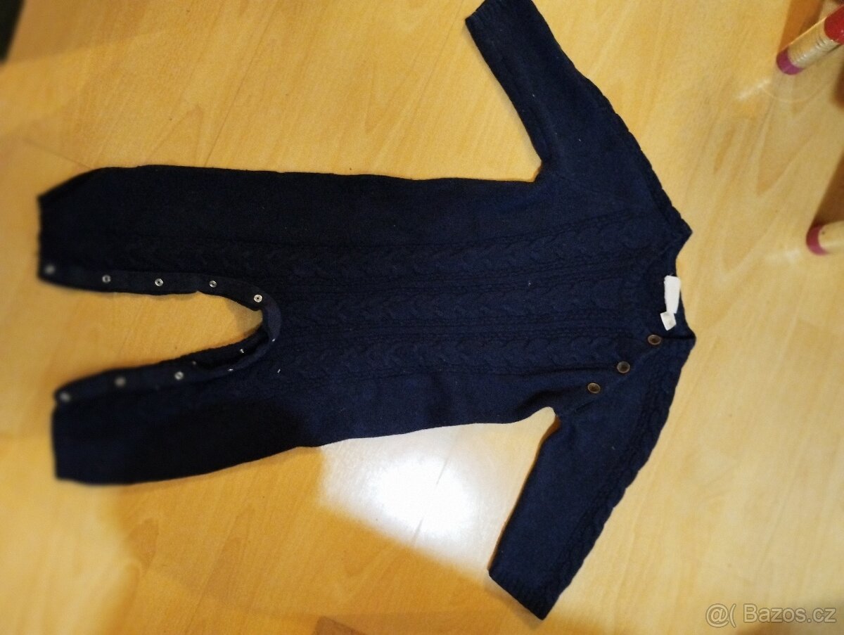 Teplý pletený overal s vlnou - 2