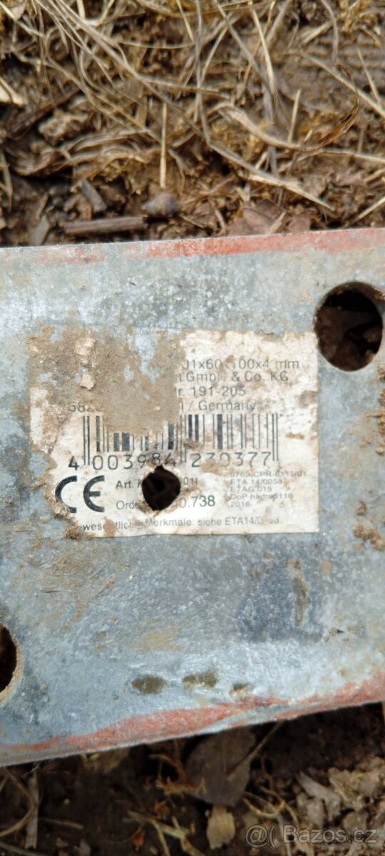 kotevní patka s trnem - 2