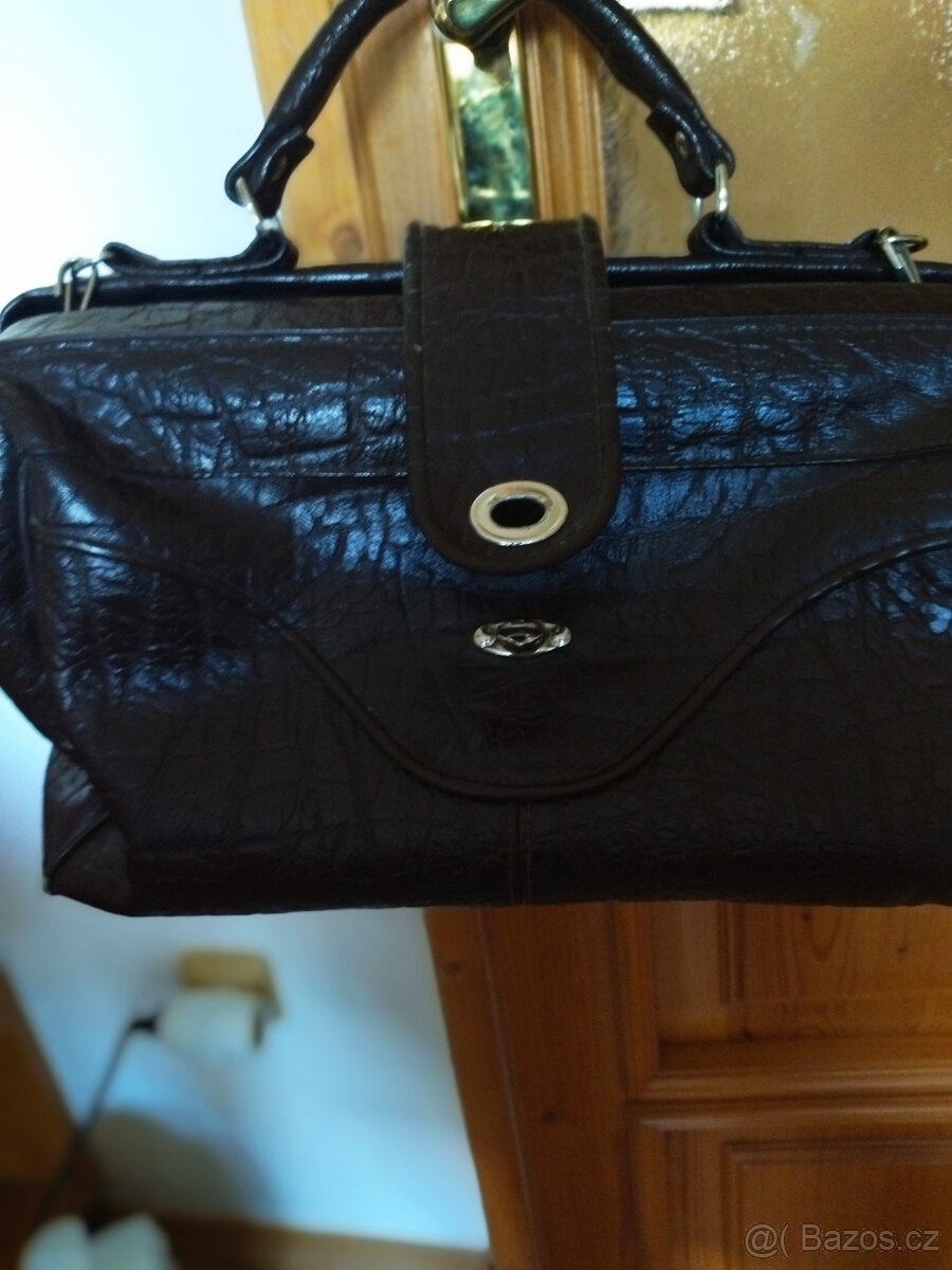 Retro tašky a kabelky, pánská kož. taška, peněženky - 2