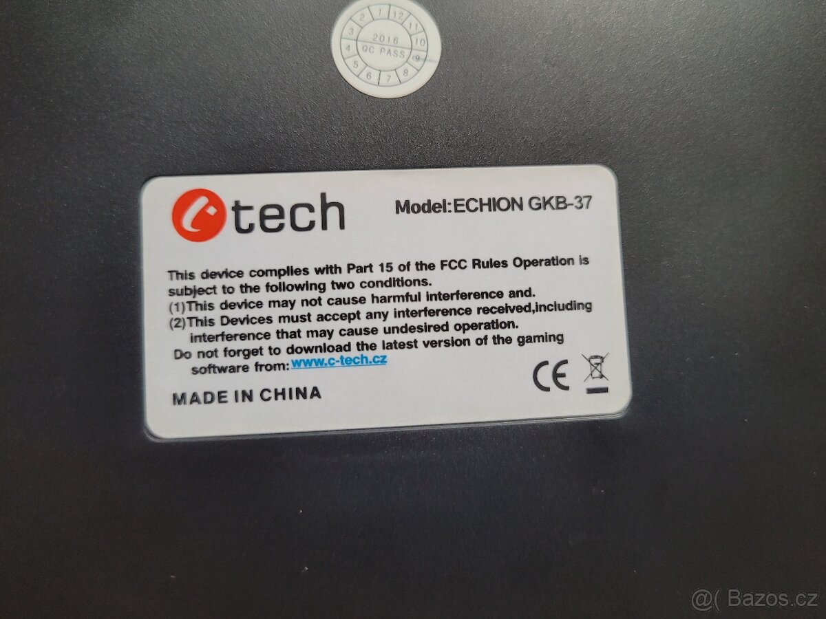 Mechanická klávesnice C-Tech Echion - 2