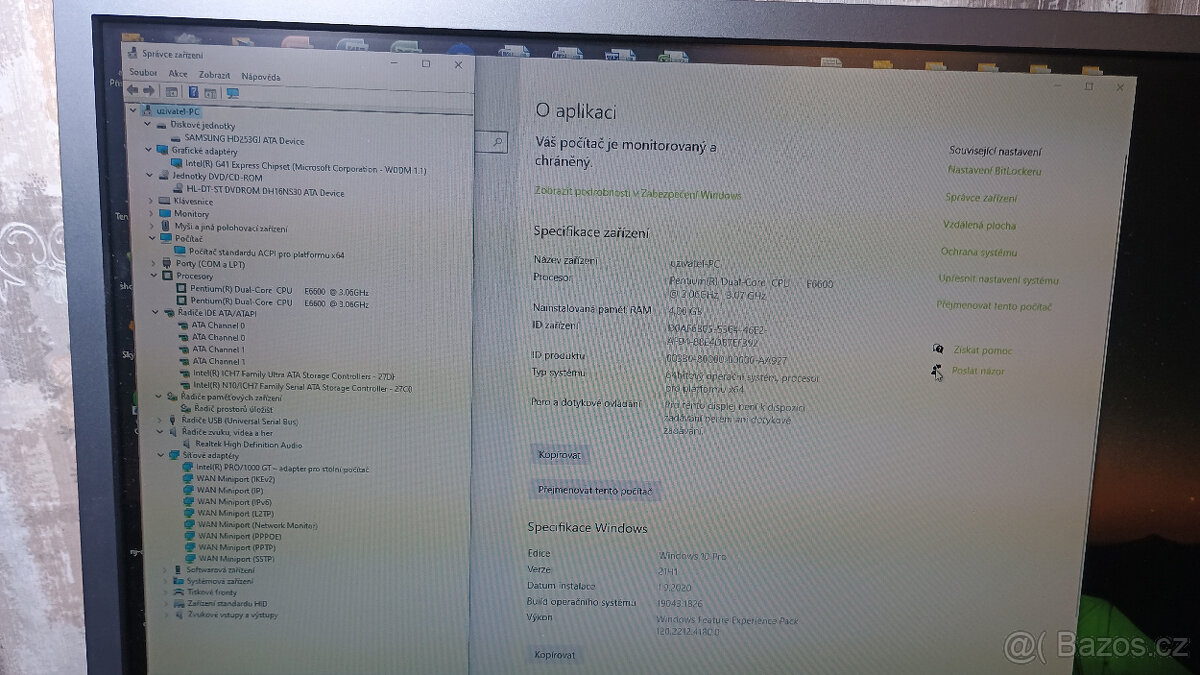 PC#221 repasovaný PC Hyundai, DualCore, 4GB, 250GB - 2
