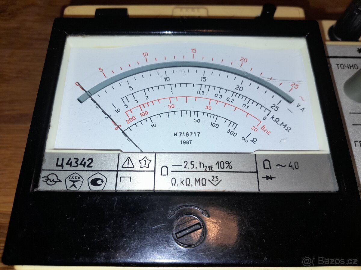 Predám multimeter Ц4342, rok výroby 1987 - 2