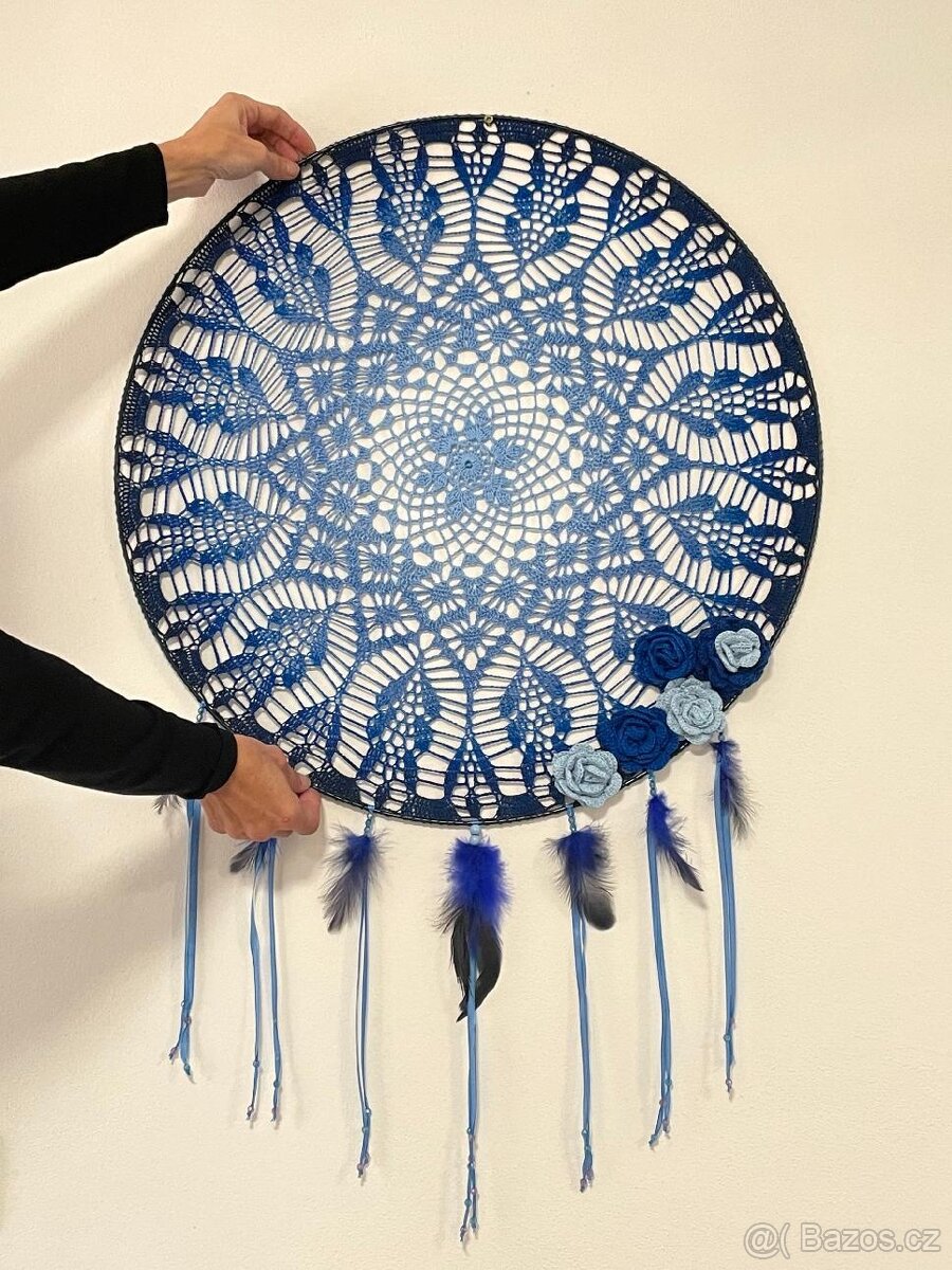 Velká mandala, lapač snů, dekorace na stěnu - 2