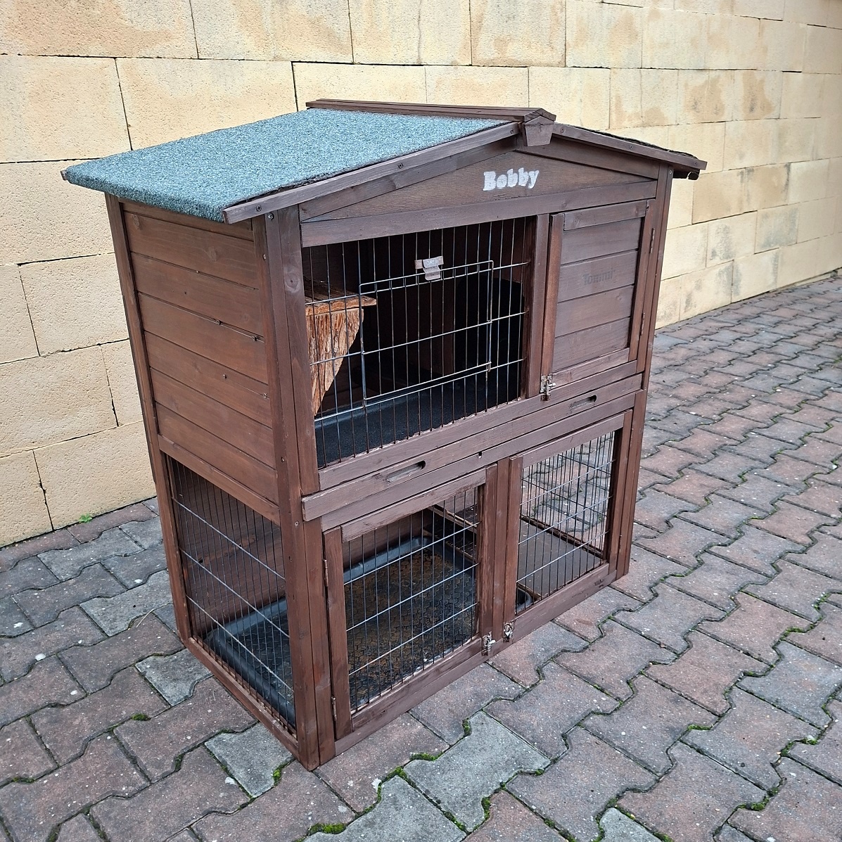 Králíkárna dvoupatrová - venkovní (zateplená) TOMMI EPONA - 2