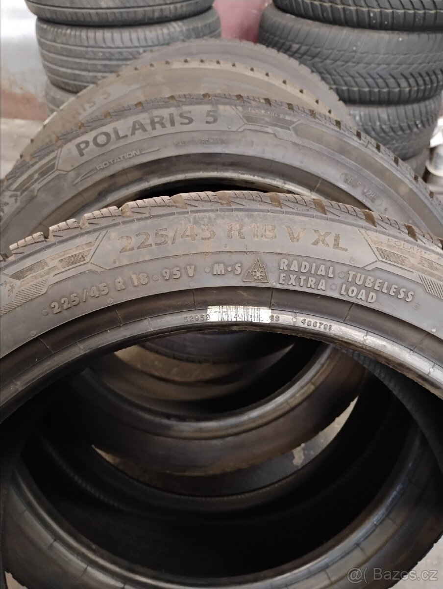 Prodám zimní pneu 225/45 R18 XL - 2