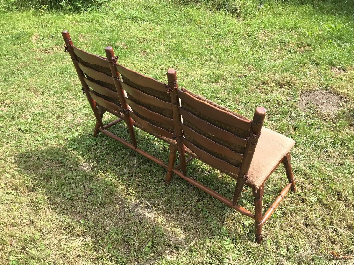 Stylová troj lavice - 2