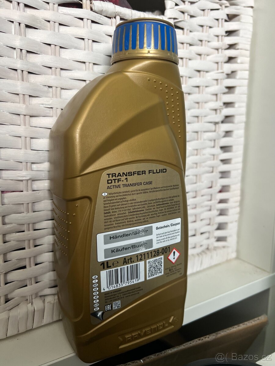 Syntetický převodový olej RAVENOL Transfer Fluid DTF-1 (1l) - 2