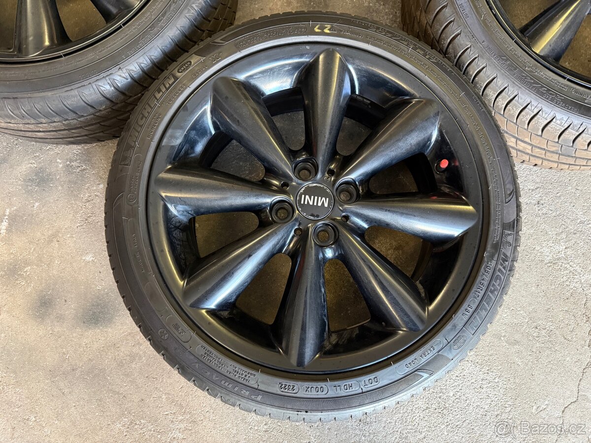 Originální alu kola Mini Cooper S 4x100 R17 - Michelin 7 mm - 2