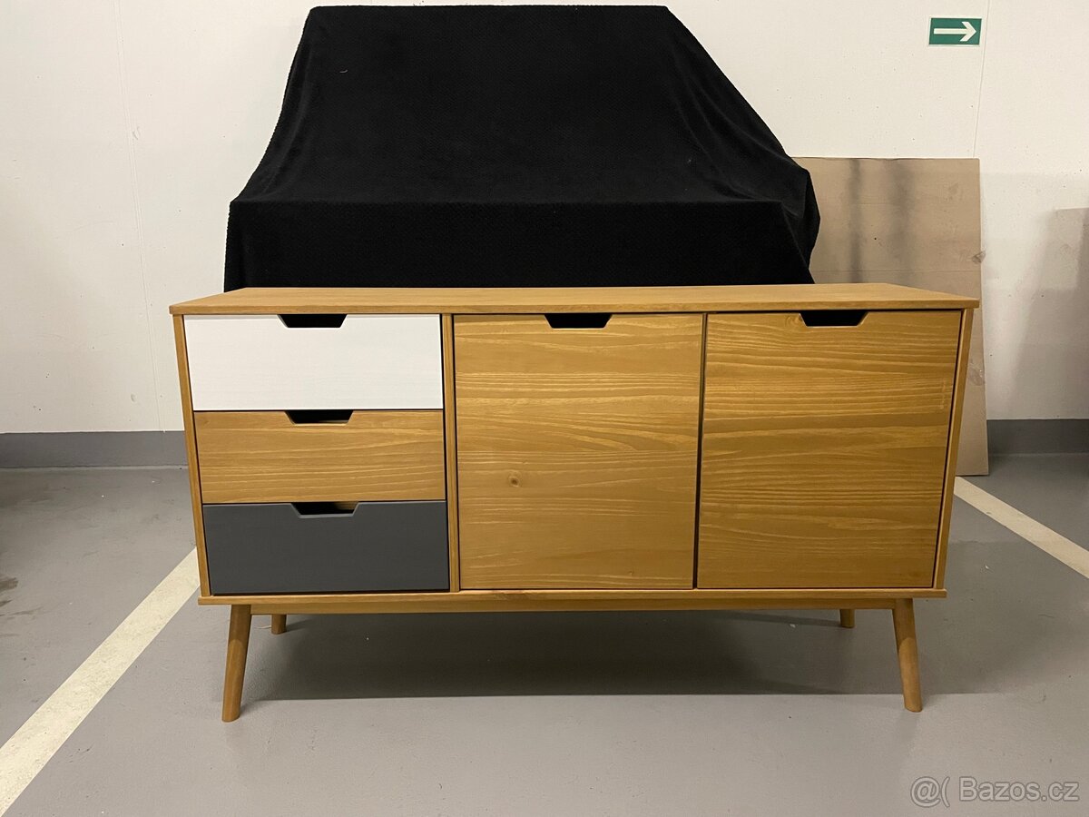 Komoda z borovicového dřeva Cusco - 2